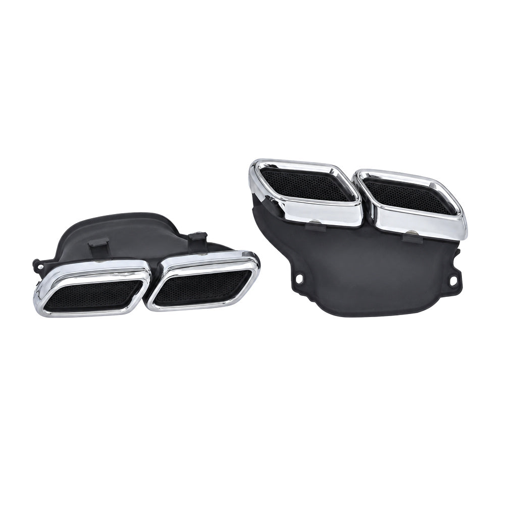 Vicrez C63 Tail Pipe Silver vz106161 | Mercedes-Benz C Class W205/C205 2015-2021
