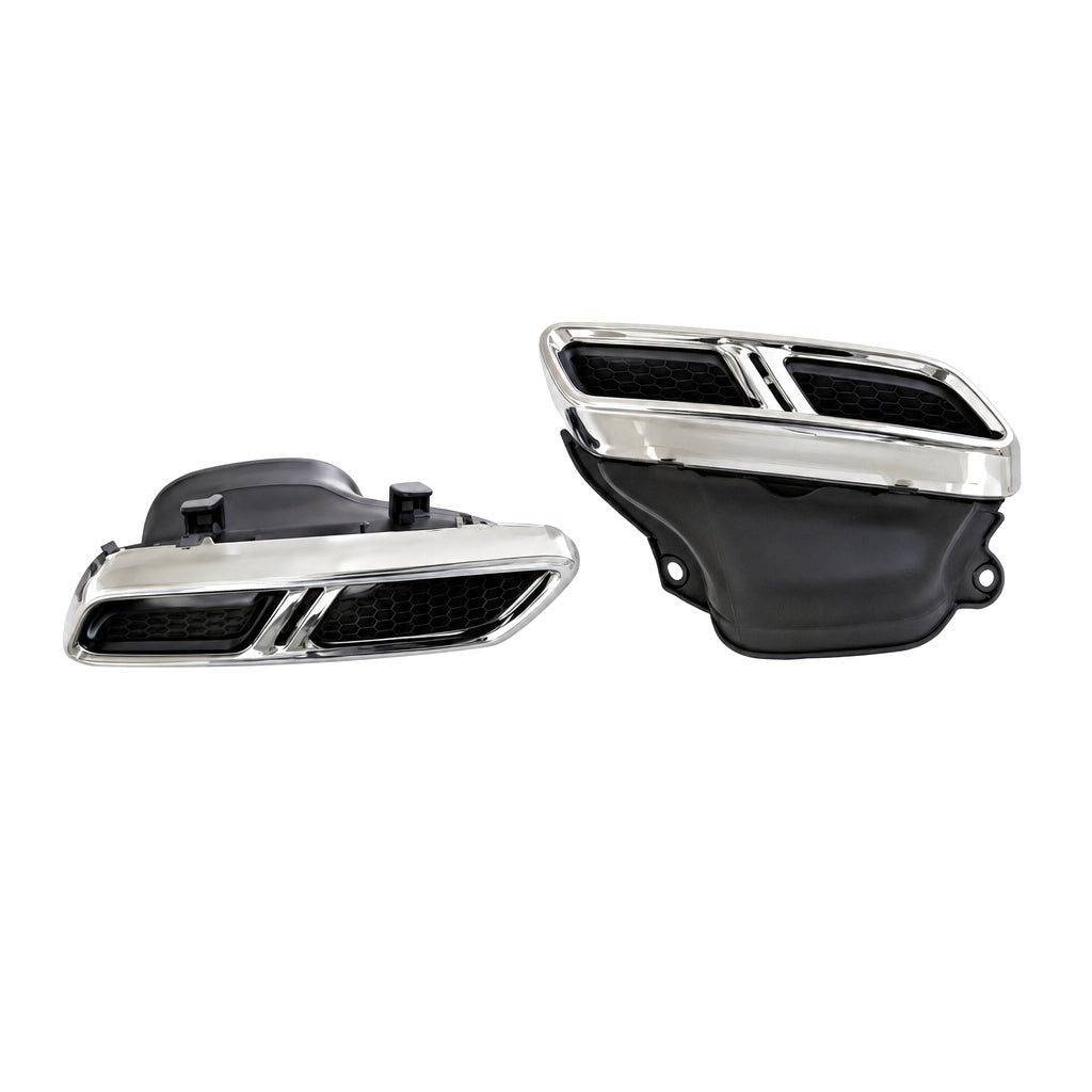 Vicrez C63S Tail Pipe Silver vz106163 | Mercedes-Benz C Class W205/C205 2015-2021