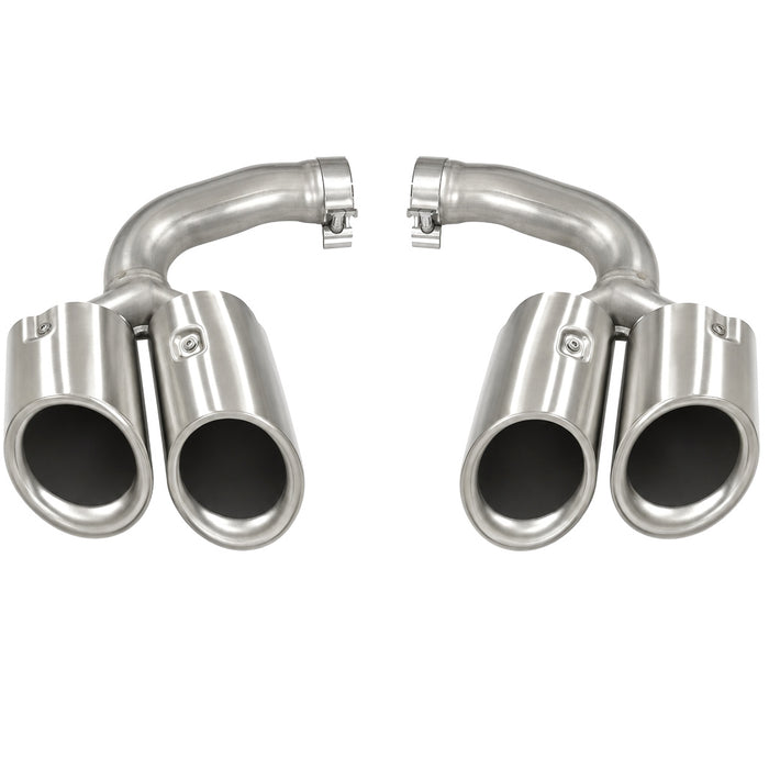 Vicrez Cayenne GTS Tail Pipe Matte Silver vz106513 | Porsche Cayenne 2017-2024