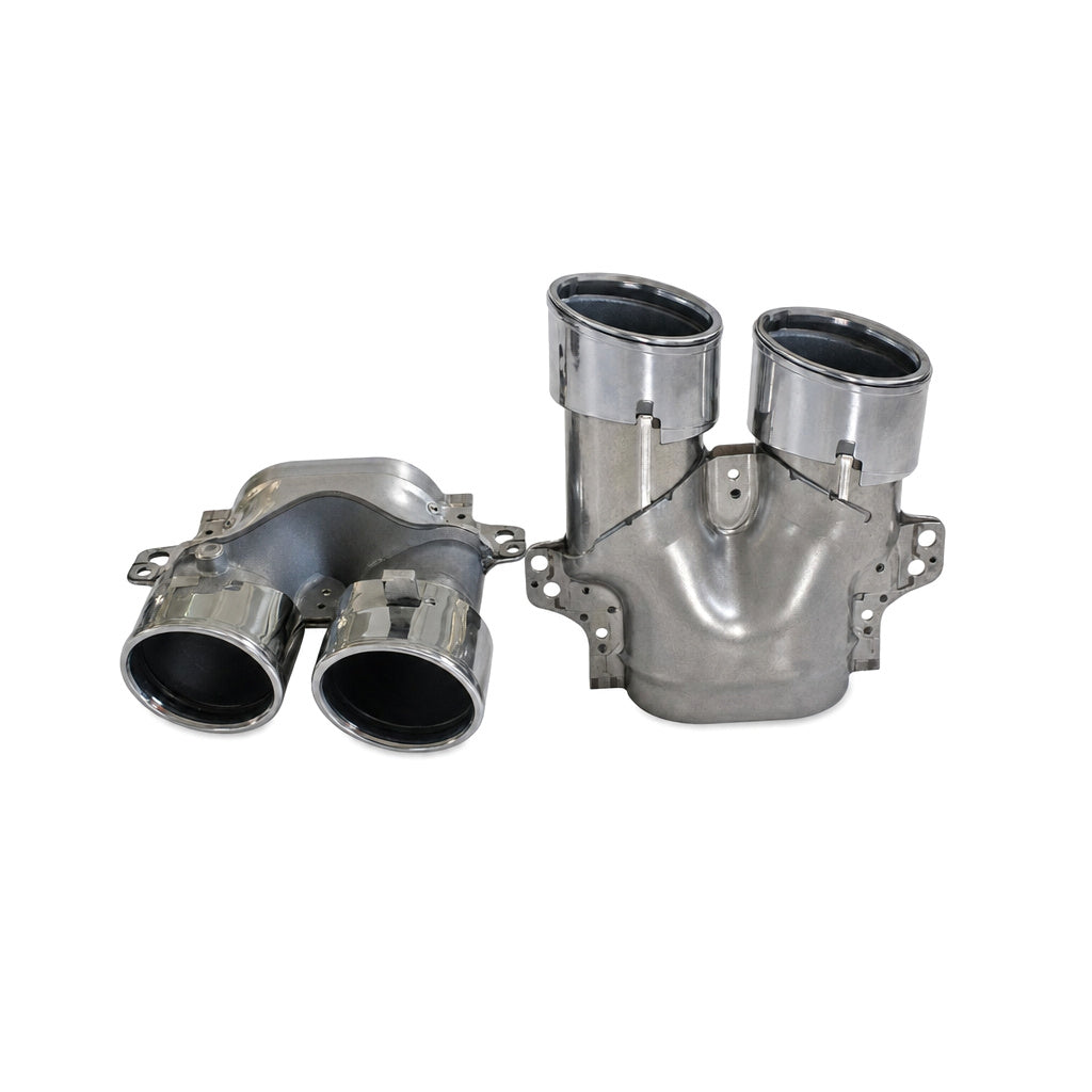 Vicrez E53 Tail Pipe Silver vz106254 | Mercedes-Benz E Class W213 2017-2023